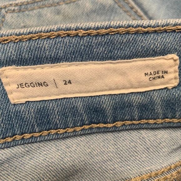 PacSun - Distressed Jeans Size 24 Jeggings - Picture 5 of 8